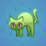 Scared Cat #7783 Scared Cat #7783