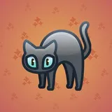 Scared Cat #7787 Scared Cat #7787
