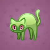 Scared Cat #7799 Scared Cat #7799