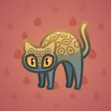 Scared Cat #7800 Scared Cat #7800
