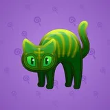 Scared Cat #7834 Scared Cat #7834