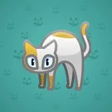 Scared Cat #7874 Scared Cat #7874