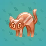 Scared Cat #7944 Scared Cat #7944