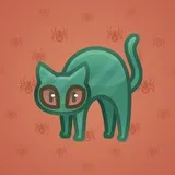 Scared Cat #7985 Scared Cat #7985