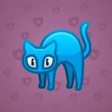 Scared Cat #7987 Scared Cat #7987