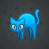 Scared Cat #8048 Scared Cat #8048