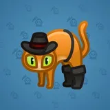 Scared Cat #8135 Scared Cat #8135