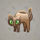 Scared Cat #8151 Scared Cat #8151