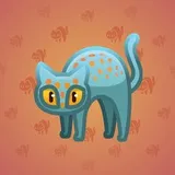Scared Cat #8188 Scared Cat #8188