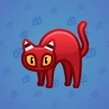 Scared Cat #8343 Scared Cat #8343