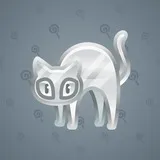 Scared Cat #8504 Scared Cat #8504