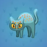 Scared Cat #8507 Scared Cat #8507