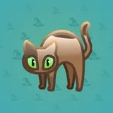 Scared Cat #8525 Scared Cat #8525