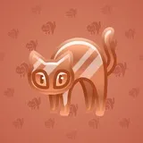 Scared Cat #8608 Scared Cat #8608