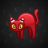 Scared Cat #8738 Scared Cat #8738