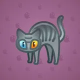 Scared Cat #8810 Scared Cat #8810