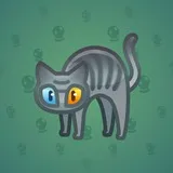 Scared Cat #8919 Scared Cat #8919