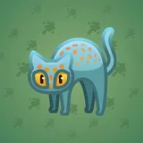 Scared Cat #9078 Scared Cat #9078