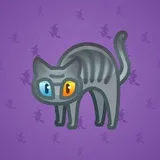 Scared Cat #9321 Scared Cat #9321