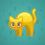 Scared Cat #9445 Scared Cat #9445