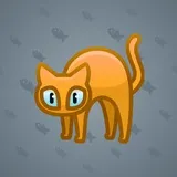 Scared Cat #9745 Scared Cat #9745