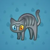 Scared Cat #9790