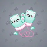 Snow Mittens #1048 Snow Mittens #1048