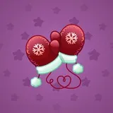 Snow Mittens #118