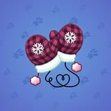 Snow Mittens #1253