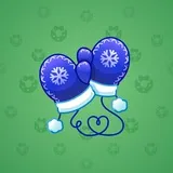 Snow Mittens #1628