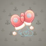 Snow Mittens #1638 Snow Mittens #1638