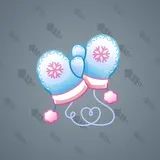 Snow Mittens #1663 Snow Mittens #1663