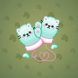 Snow Mittens #1669