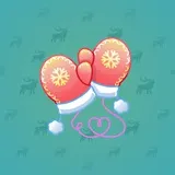 Snow Mittens #1686