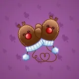 Snow Mittens #1697