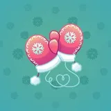 Snow Mittens #1740