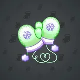 Snow Mittens #1763