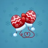 Snow Mittens #1841