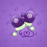 Snow Mittens #1883