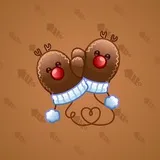 Snow Mittens #421