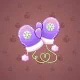 Snow Mittens #897